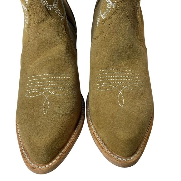 NEW Corral Embroidered Western Heeled Boot Camel Pointed Toe 8.5M MINOR FLAWS - Picture 5 of 14